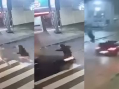 VIDEO: Automobilom u punoj brzini udario pješaka u Bijeljini