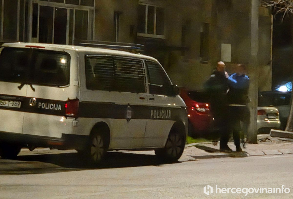 Mostarska policija intervenirala zbog nasilja u obitelji, priveden muškarac